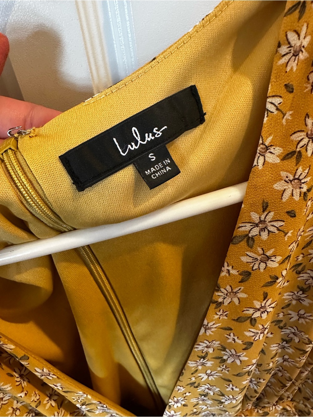 Lulus Anything Lovelier Yellow Floral Print Tiered Midi Dress